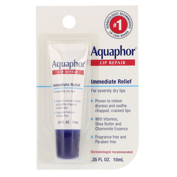 Aquaphor, リップリペア, すぐに緩和, 無香料