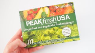 野菜果物が長持ちする魔法の袋PEAKfresh USA【再利用可】